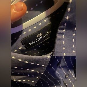 Balenciaga button up shirt